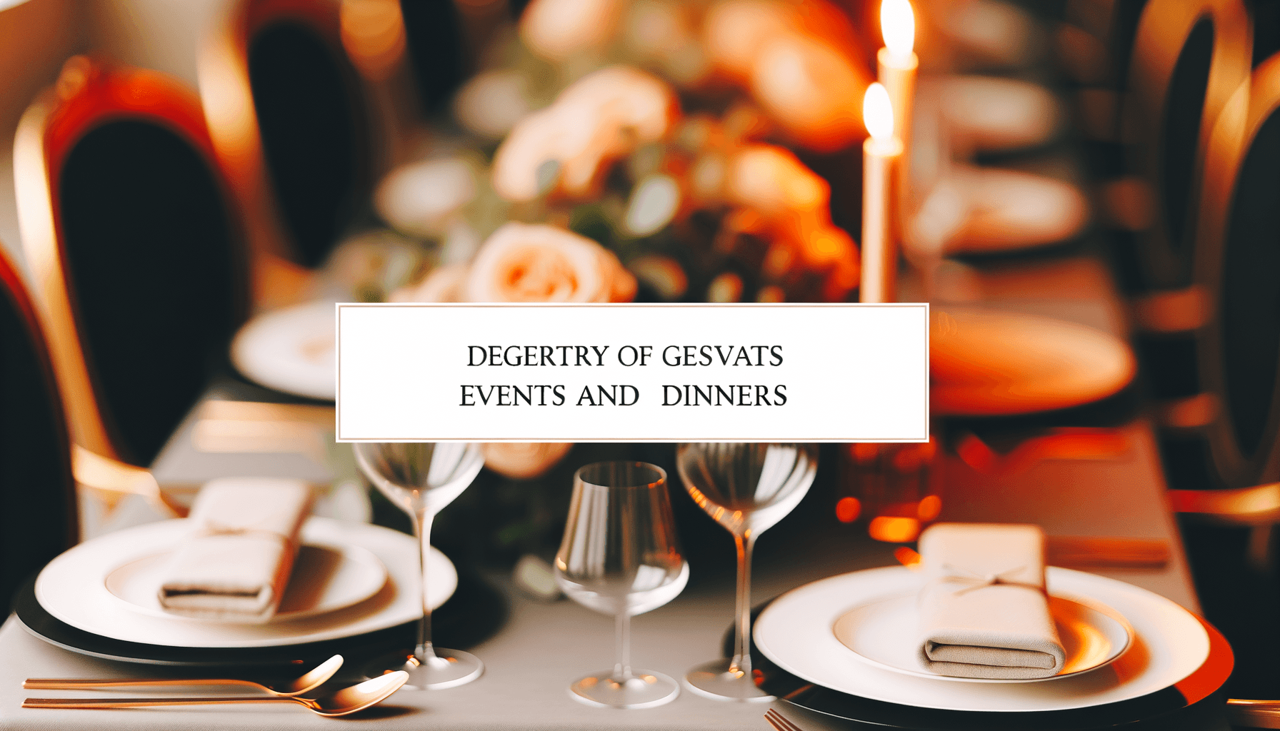 Eventos y Cenas